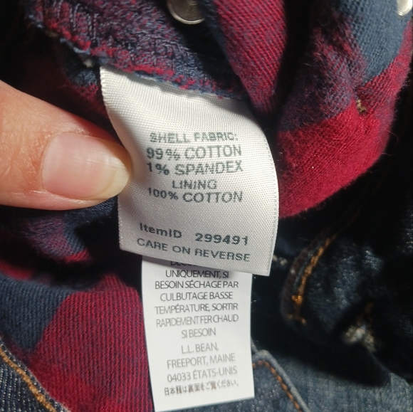 L.L. Bean Womans 1912 Jeans Pants 16 Petite  Favorite Fit  Straight Leg - Picture 6 of 9